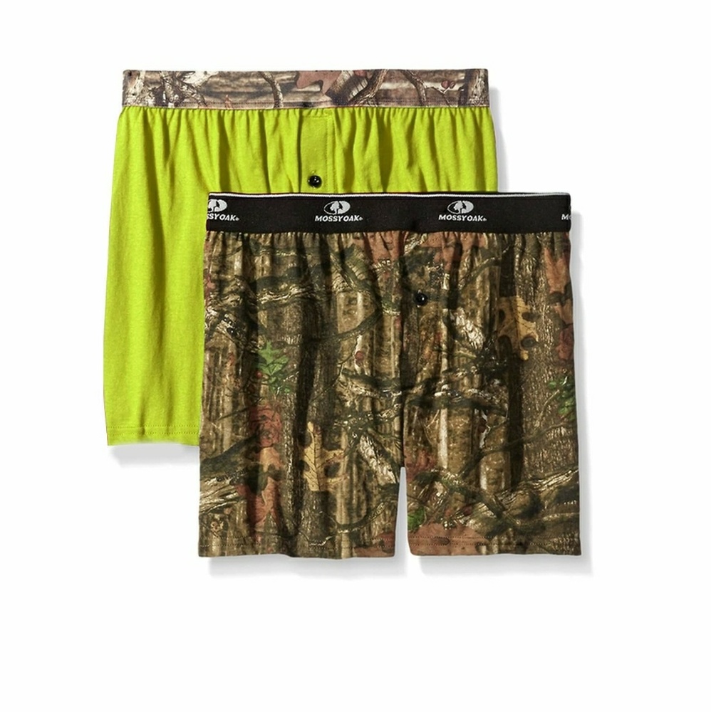 2 PACK MOSSY OAK MEN BOXER